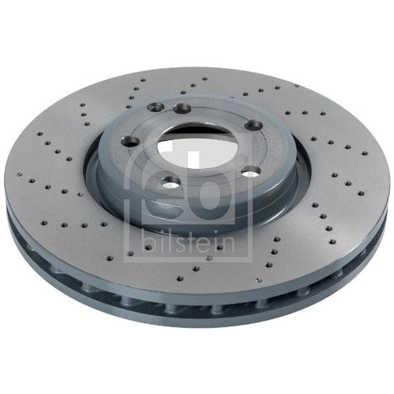 Febi 2 x Perforated/Vented Front Brake Discs 107500