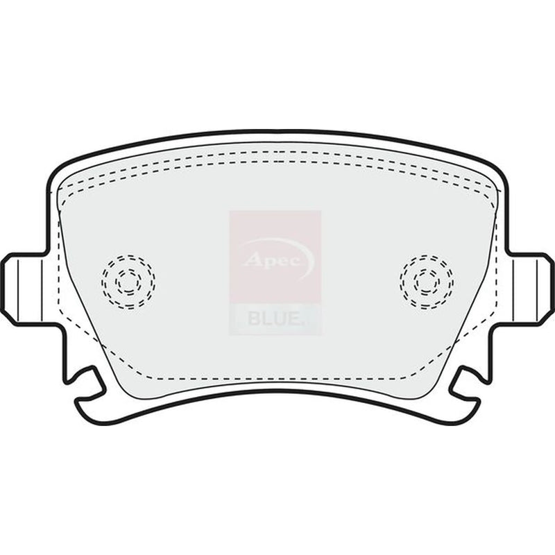 Apec Rear Brake Pad Set PD3077