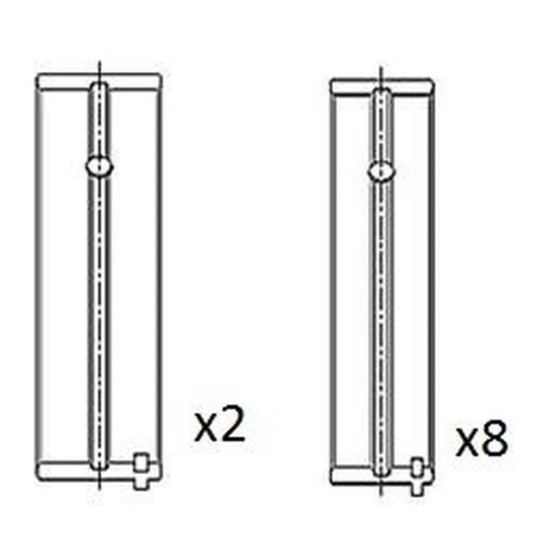 FAI Main Bearing Set 64mm BM1005-025