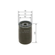 Bosch Engine Oil Filter 0 451 103 101