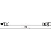 Apec Brake Hydraulic Hose Line Rear HOS3963