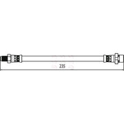 Apec Brake Hydraulic Hose Line Rear HOS3963