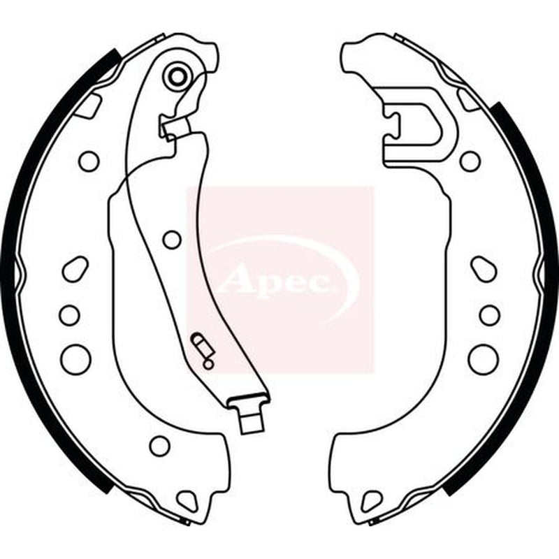 Apec Brake Shoe Set Axle Kit SHU835