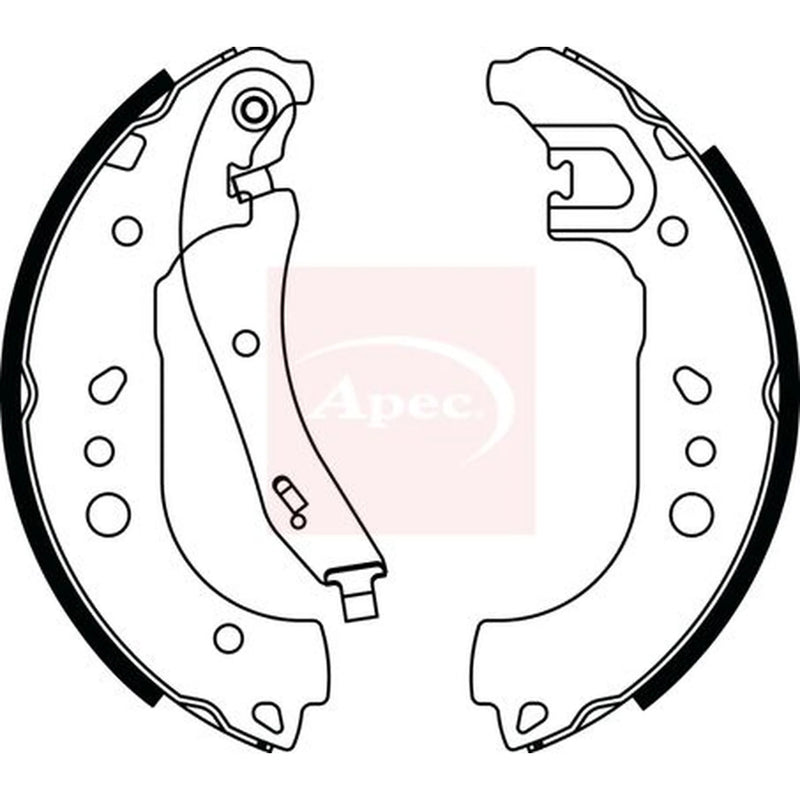 Apec Brake Shoe Set Axle Kit SHU835