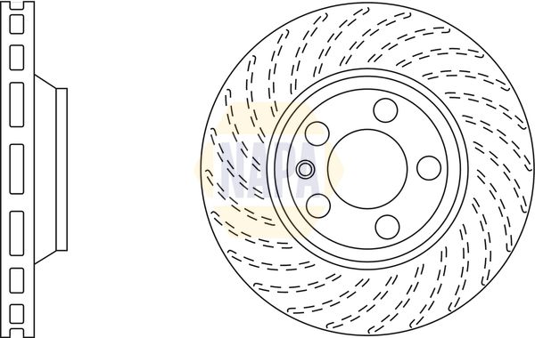 NAPA Front Vented & Rear Vented Brake Discs & Pads fits AUDI BENTLEY PORSCHE