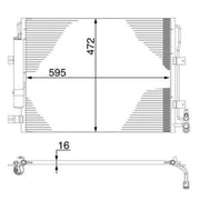 Mahle Air Conditioning Condenser AC 273 000S