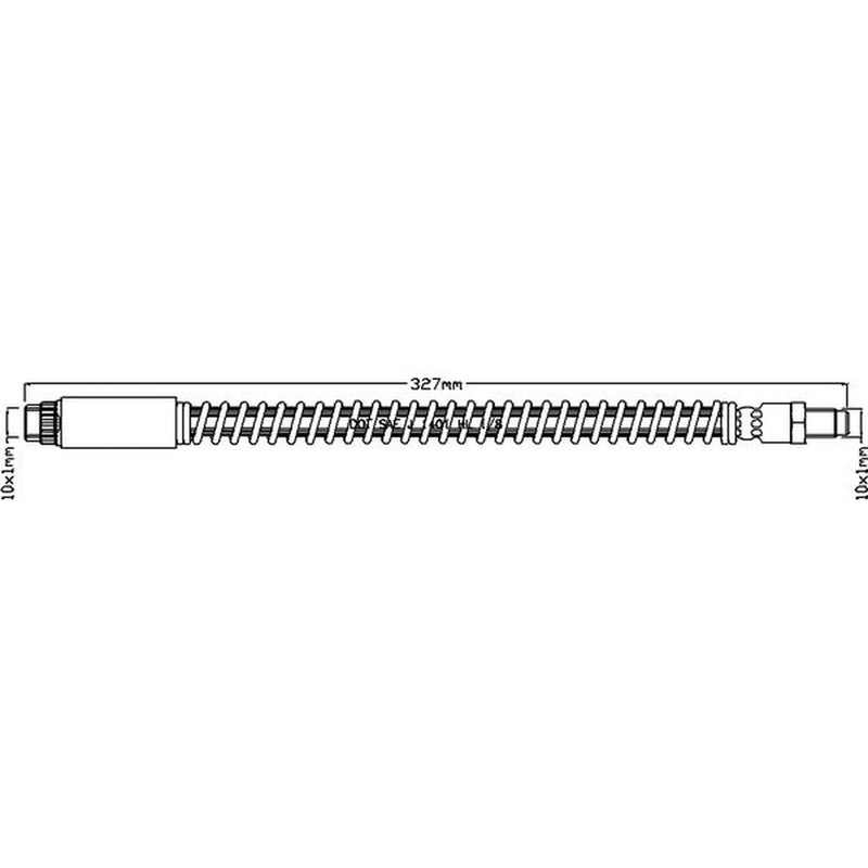 Abtex Brake Hydraulic Hose Line Front ABH1026