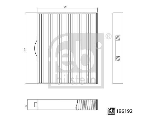 Febi Cabin Air Filter (Pollen Filter)