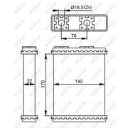 NRF Heater Matrix Core Heat Exchanger 52230