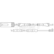 Borg & Beck Brake Pad Wear Sensor Front BWL3096