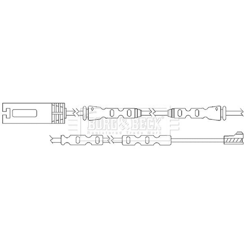 Borg & Beck Brake Pad Wear Sensor Front BWL3096