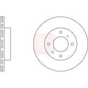 Apec 2 x Vented Front Brake Discs DSK212