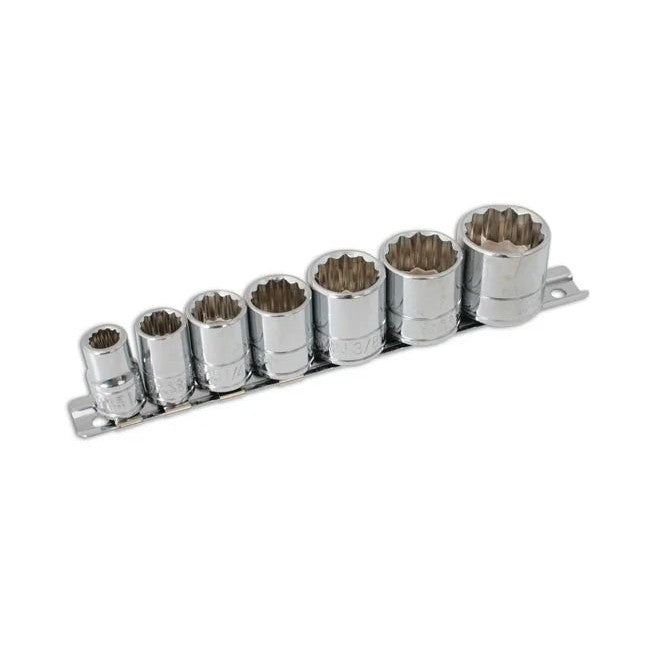 Laser Tools Whitworth Socket Set 3/8"D 7pc - PL