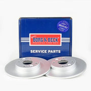 Borg & Beck 2 x Solid Rear Brake Discs BBD4994