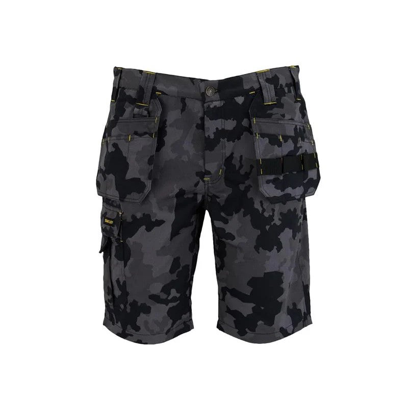 STANLEY® Clothing Hanley Holster Shorts Black Camouflage Waist 32in