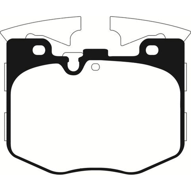 Abtex Front Brake Pad Set PLU2391
