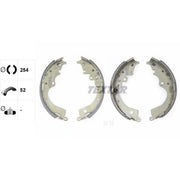 Textar 4 x Brake Shoe Set Axle Kit 91083700