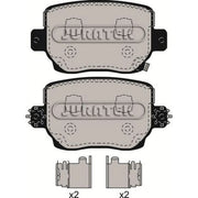 Juratek Rear Brake Pad Set JCP4016