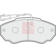 Apec Front Brake Pad Set PAD1239