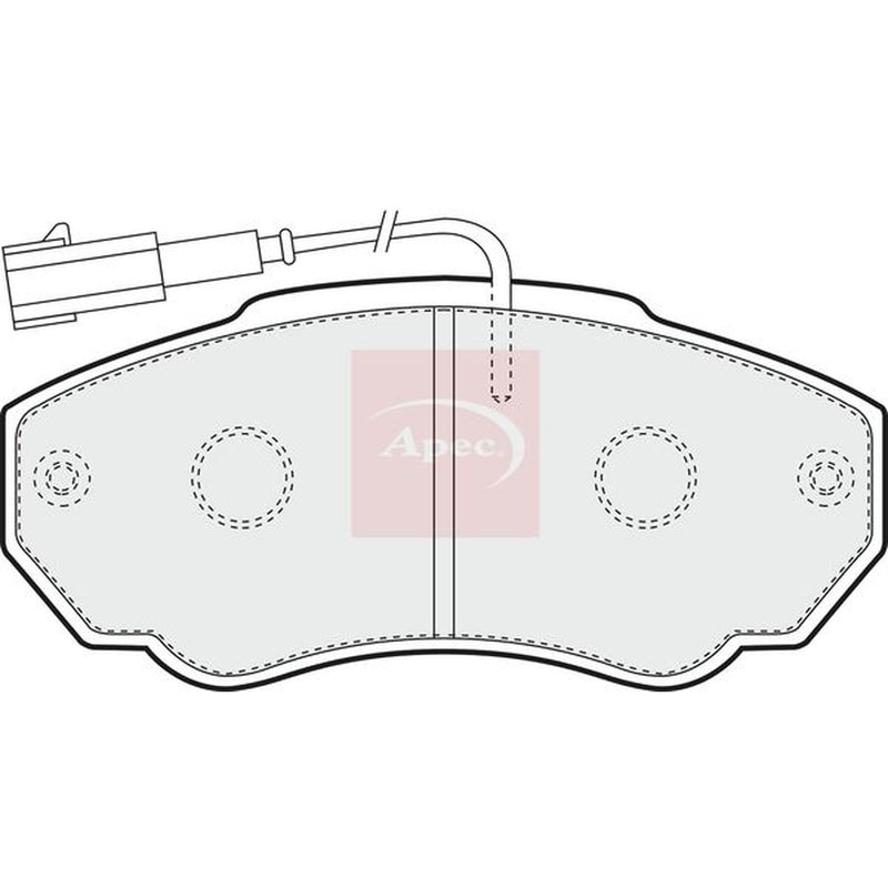 Apec Front Brake Pad Set PAD1239