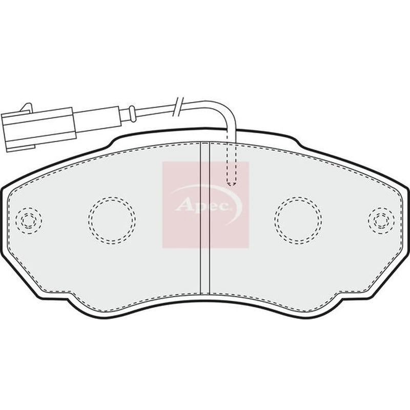 Apec Front Brake Pad Set PAD1239