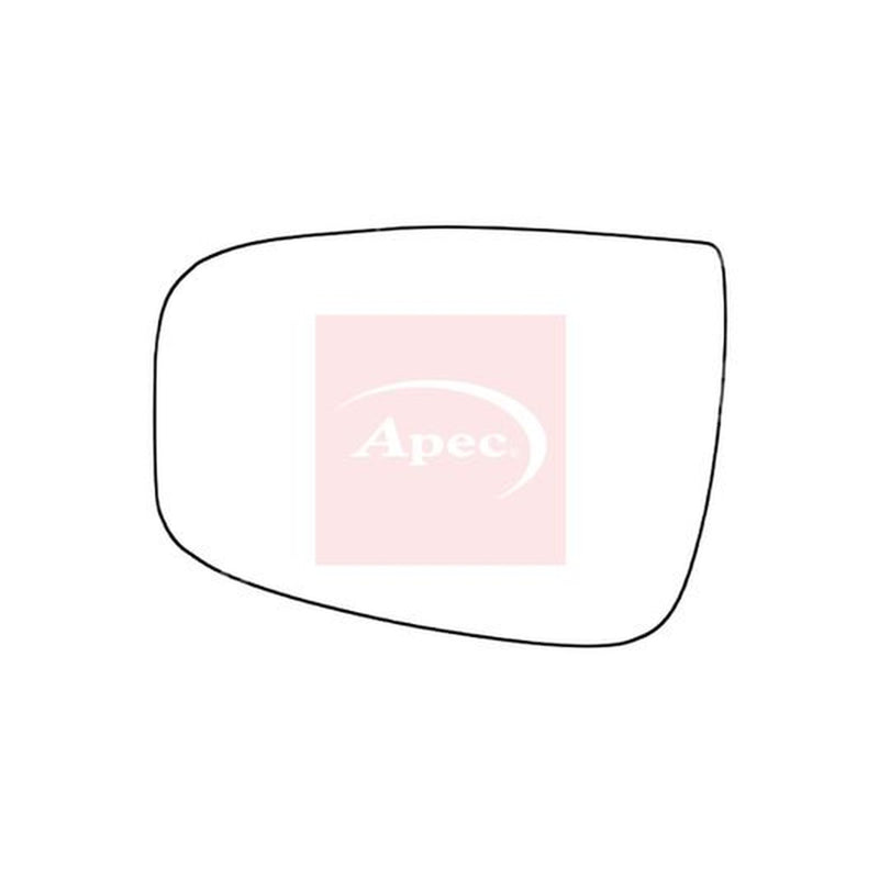 Apec Exterior Wing Mirror Glass Left AMS2709