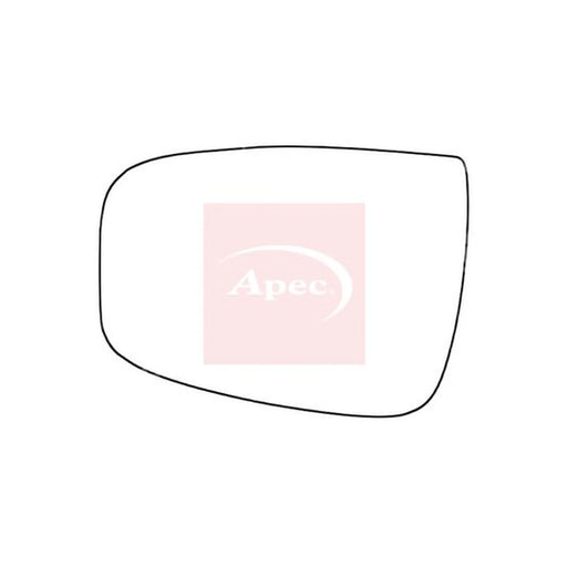 Apec Exterior Wing Mirror Glass Left AMS2709
