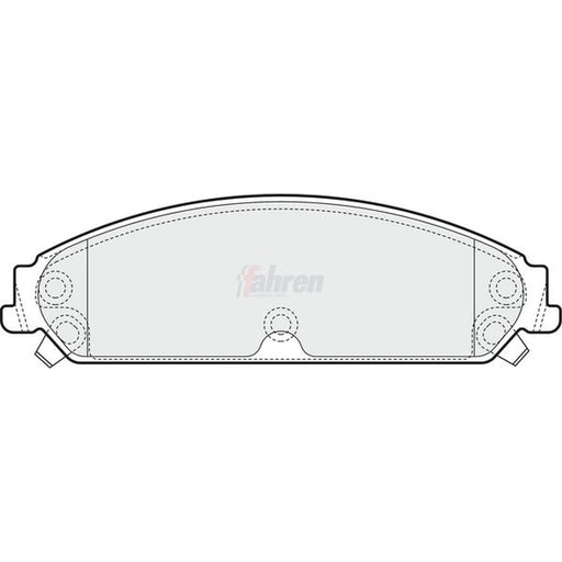 Fahren Front Brake Pad Set FBP3617
