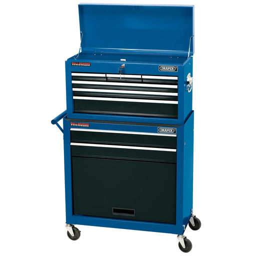 Draper 2 Drawer Roller Cabinet & 6 Drawer Chest - Steel Construction