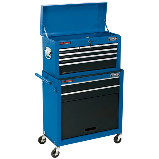 Draper 2 Drawer Roller Cabinet & 6 Drawer Chest - Steel Construction