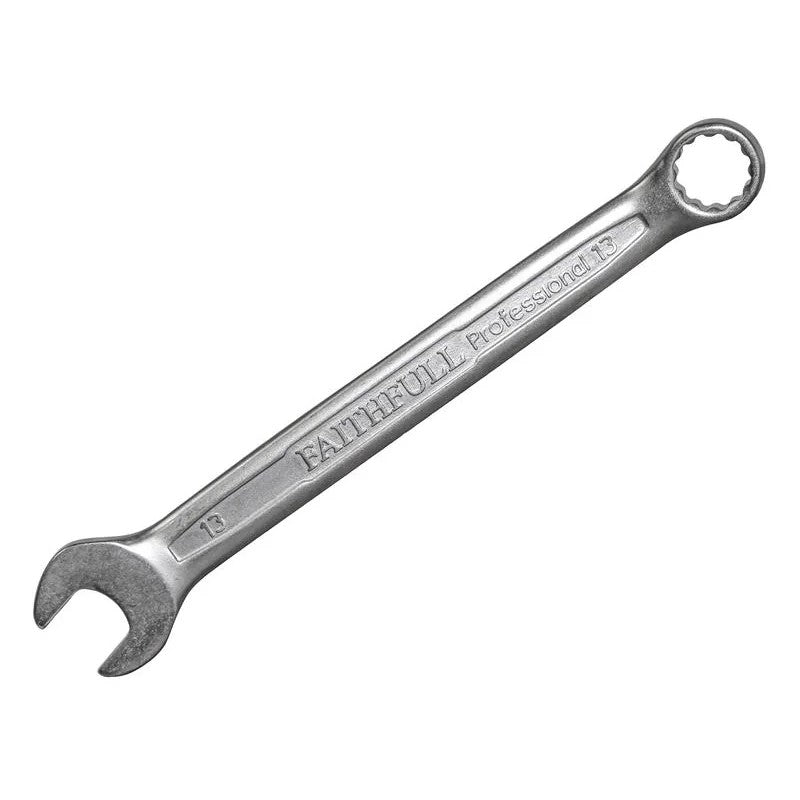 Faithfull Combination Spanner CV Satin Finish (group 1) 6-25mm