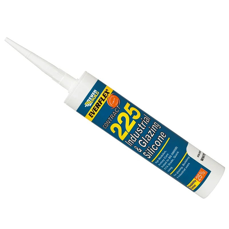 Everbuild Sika Everflex® 225 Industrial & Glazing Silicone Black 295ml