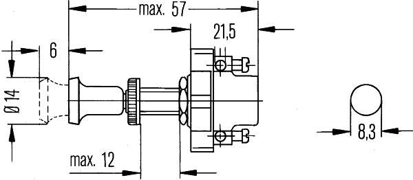 Hella 6ED 001 563-001 Switch