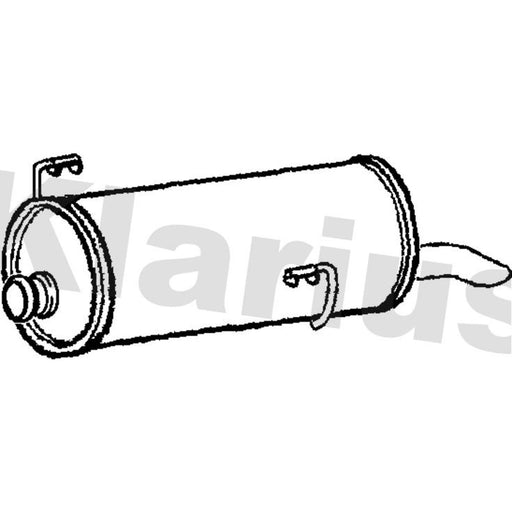 Klarius Box With Tail Pipe Rear PG705K