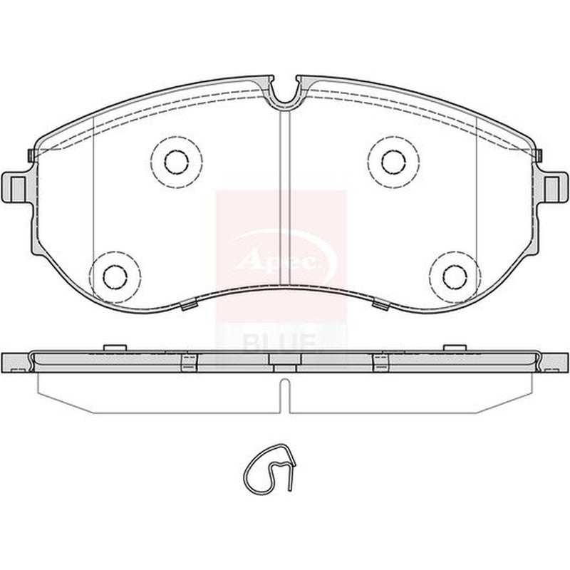 Apec Front Brake Pad Set PD4033