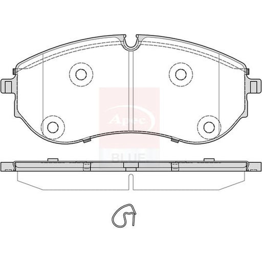 Apec Front Brake Pad Set PD4033