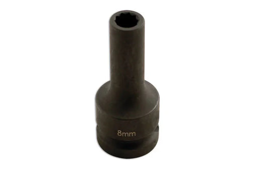 Laser Tools Split Rim Impact Socket 1/2"D 8mm x 10pt - PL