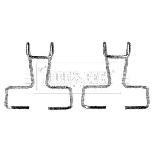 Borg & Beck Brake Pad Accessory Fitting Kit Front BBK1014