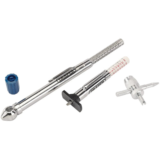 Draper Tyre Service Kit TSK3 - 3 Piece Set for Vehicle Maintenance