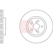 Apec 2 x Vented Front Brake Discs DSK2267