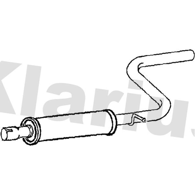 Klarius Box With Centre Pipe Centre VW669C