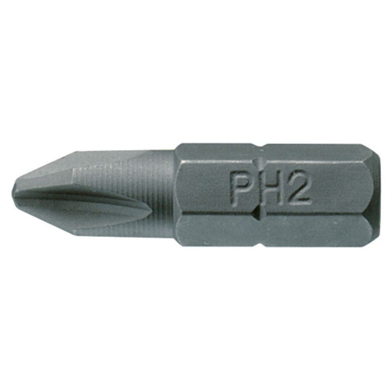 Teng Tools Bits PH1 25mm 1/4" Hex - Set of 3