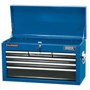 Draper Narrow Tool Chest, 6 Drawer, 24" Blue