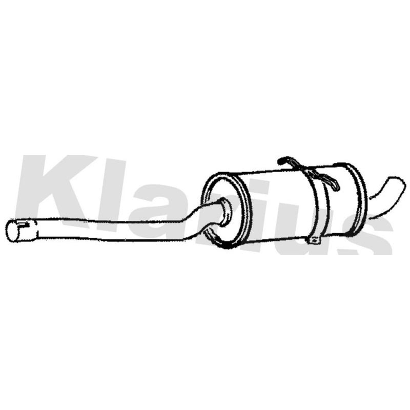 Klarius Box With Centre Pipe Centre VO115K