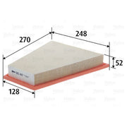 Valeo Engine Air Filter 585487