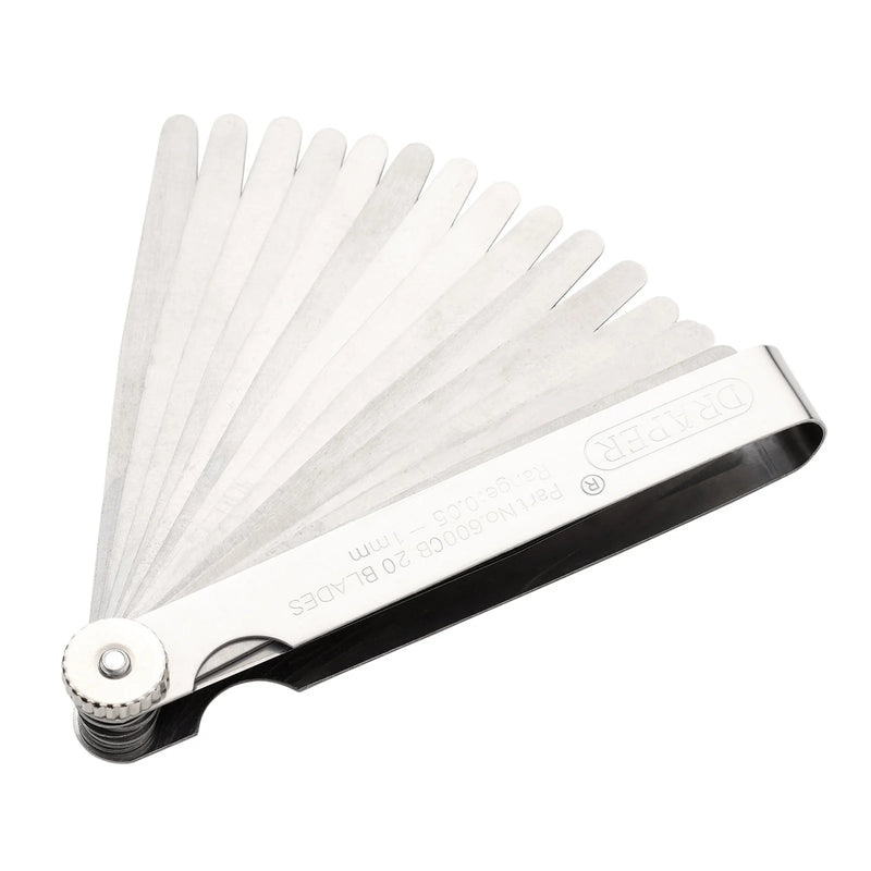 Draper Feeler Gauge Set 20 Blade 100mm Long