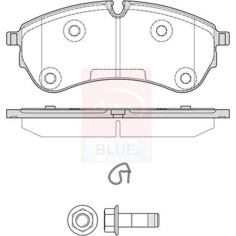 Apec Front Brake Pad Set PD4043