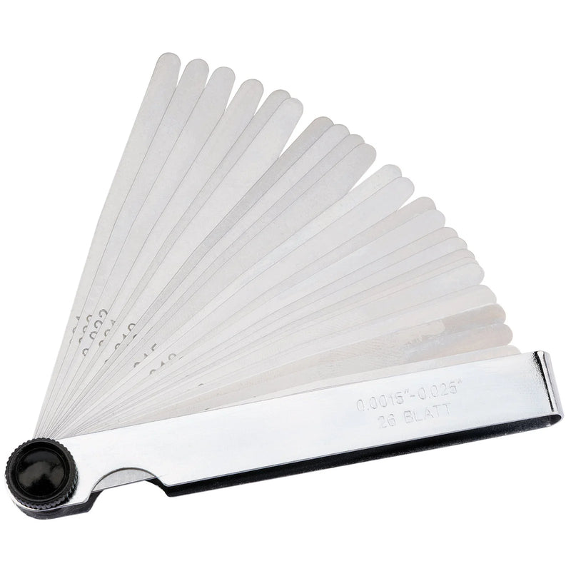 Draper Feeler Gauge Set 26 Blade 100mm Taper Blades