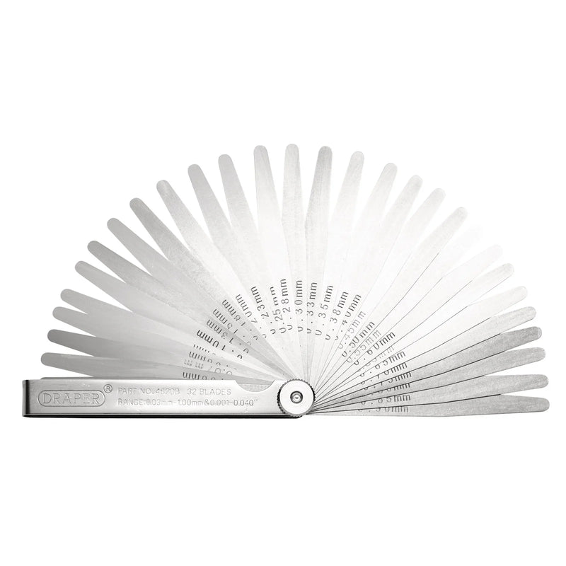 Draper Feeler Gauge Set 32 Blade 100mm
