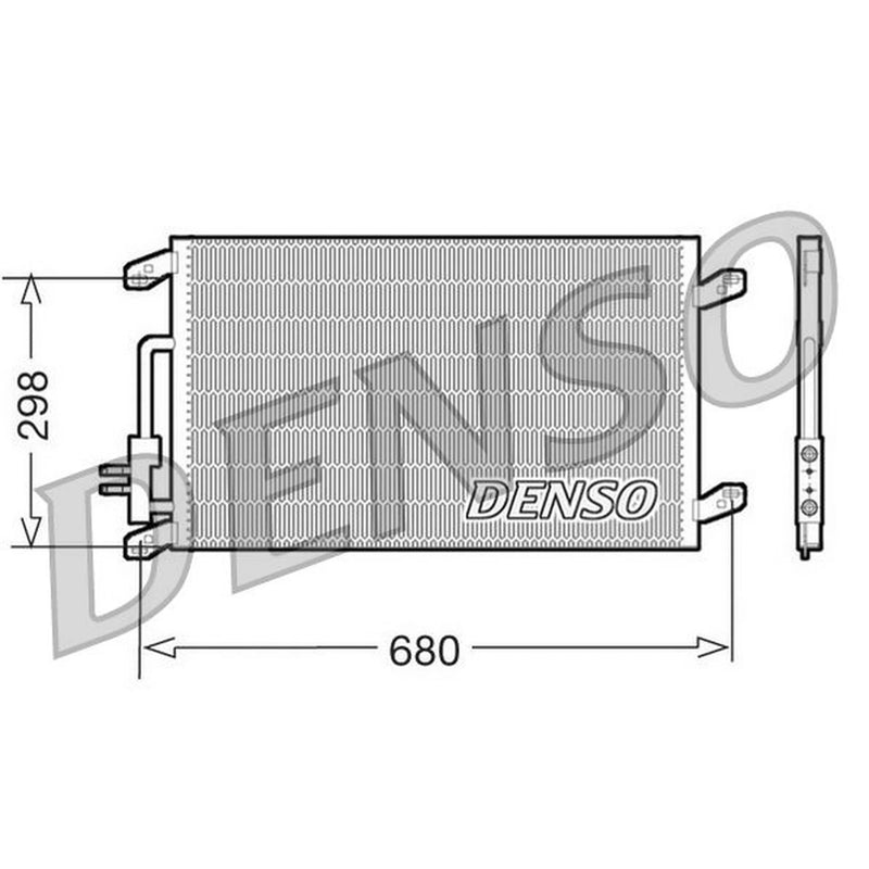 Denso Air Conditioning Condenser DCN13016